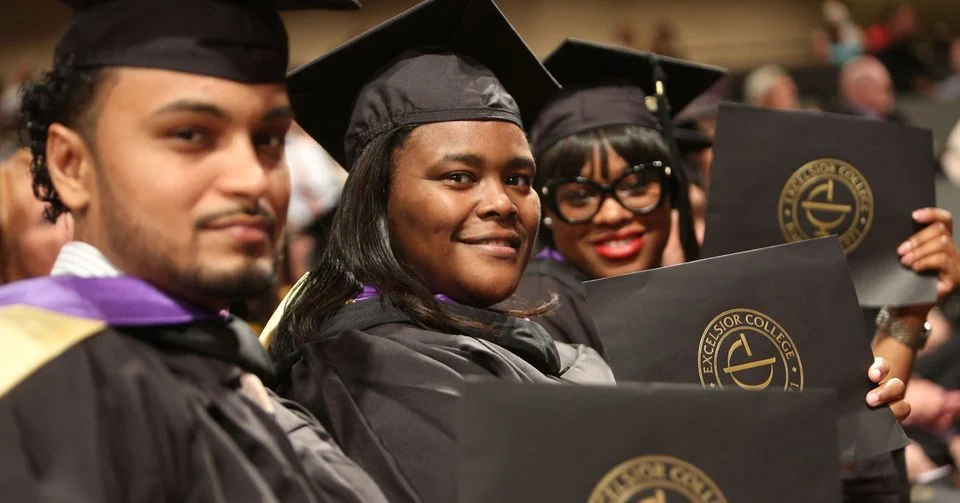 What are the new degree programs offered by Excelsior College in 2023?